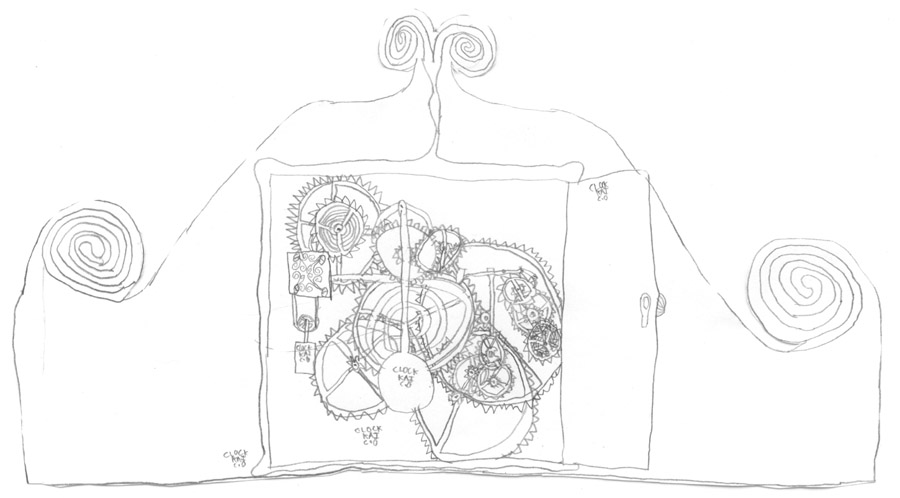 Kai's design for a pendulum clock