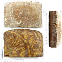 Medieval floor tile