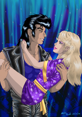 Sengoku and Helena (c) 2003 Marie Bird