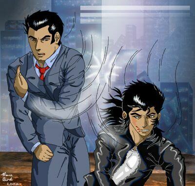 Sengoku Sr is not happy... (click the pic to see where the background came from - original pic by Valkyrie)