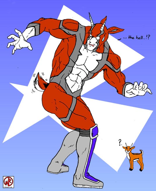 tailed Dik Dik Van Dik. (C) Rhandi Mask December 2003