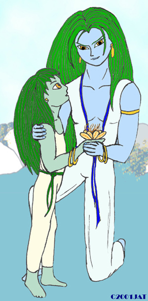 Zaabon and Zarakyu in happier times...