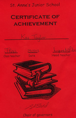 Kai's Literacy Award