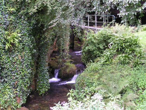 Wookey Hole waterfall