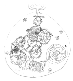 Kai's design for a travelling clock