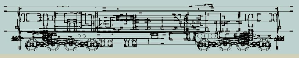 This is another schematic of a diesel locomotive.