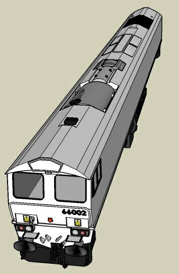 A class 66 diesel locomotive.