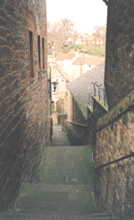 Descent into Dean Village