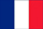 The flag of France.