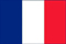 The flag of France.