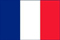 The flag of France.