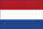 The flag of the Netherlands.