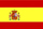 The flag of Spain.