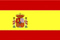 The flag of Spain.