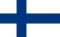 The flag of Finland.