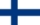 The flag of Finland.